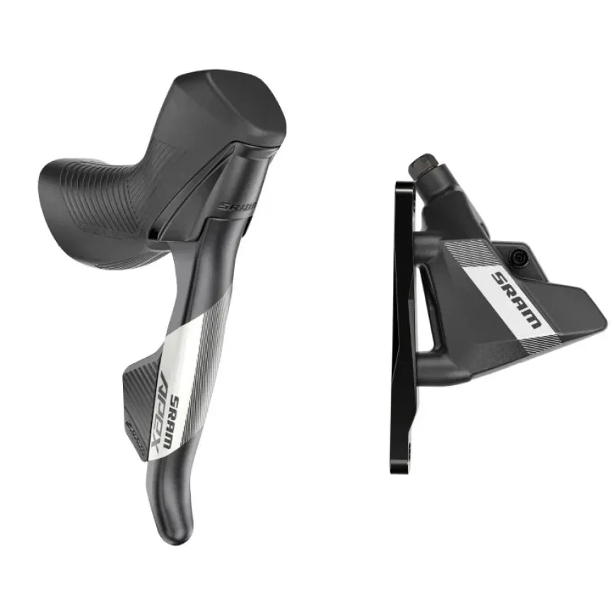 SRAM Apex AXS eTap Shift/Brake Lever Hydraulic Disc Brake Caliper - Right/Rear 12-Speed Flat Mount 20mm Offset BLK D1