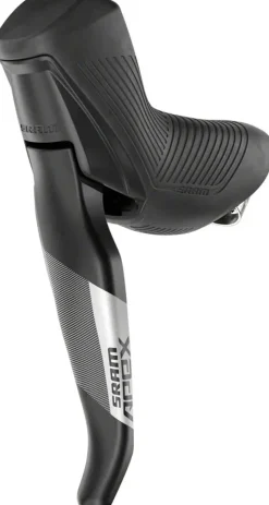SRAM Apex Disc Brake Lever - Left/Rear Flat Mount 2-Piston 20mm Offset BLK A1