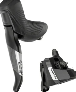 SRAM Apex Disc Brake Lever - Left/Rear Flat Mount 2-Piston 20mm Offset BLK A1
