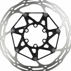 SRAM CenterLine 2-Piece 6-bolt Rotor with Rounded Edge, Ti Bolts