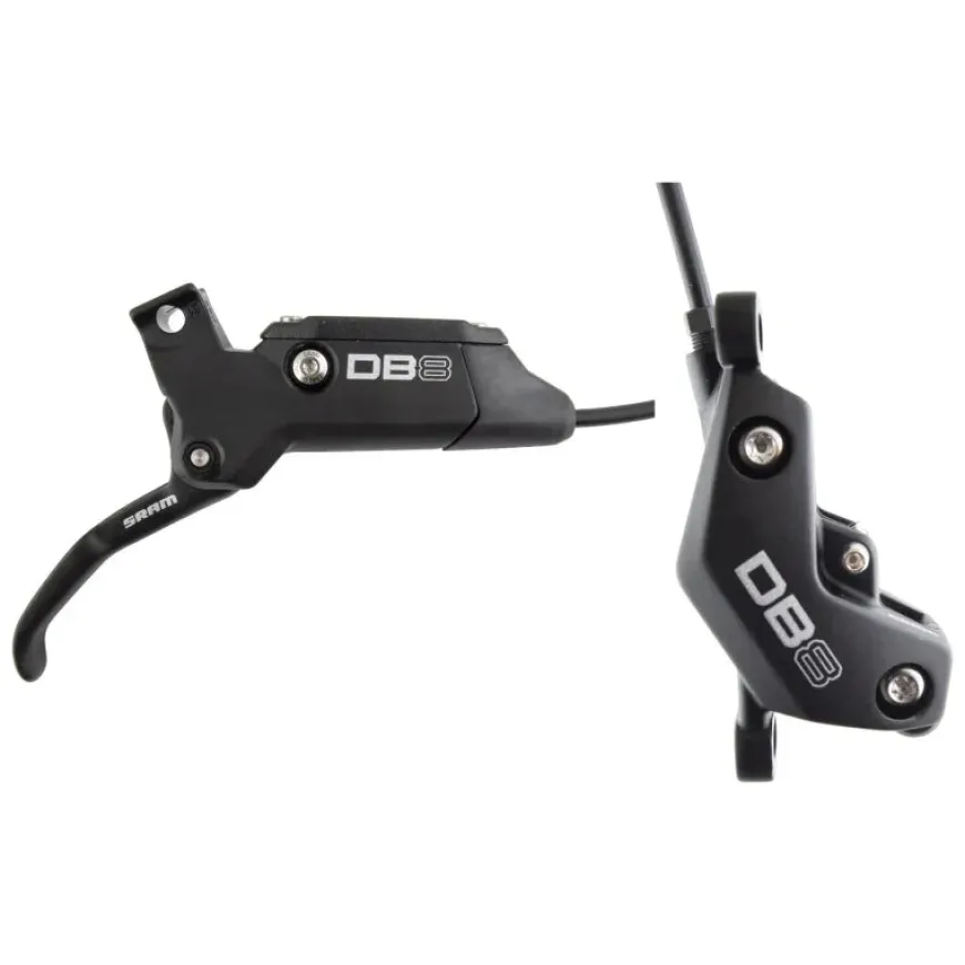 SRAM DB8 Disc Brake Lever - Rear Mineral Oil Hydraulic Post Mount Diffusion BLK A1
