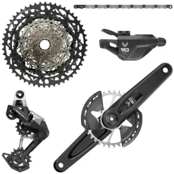 SRAM Eagle 90 T-Type Groupset - 170mm Wide Crank 32t Chainring Trigger Shifter 10-52t 12-Speed Cassette Rear Derailleur Chain