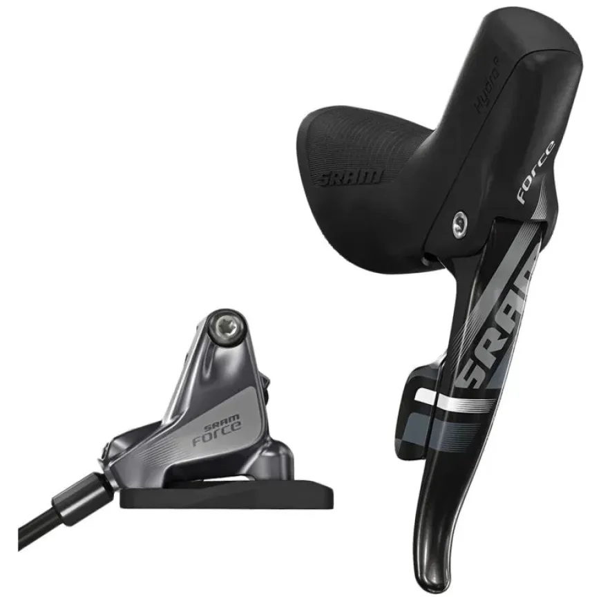 SRAM Force 22 Right 11-Speed Hydraulic Brake/Shift Lever Force Disc Brake Caliper 1800mm Hose Flat Mount