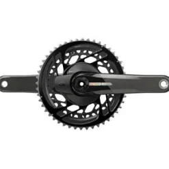 SRAM Force AXS Power Meter Bicycle Crankset - 175mm, 2x 12-Speed, 46/33t, Direct Mount, DUB Spindle Interface, Iridescent Gray, D2