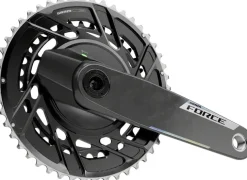 SRAM Force AXS Power Meter Crankset - 165mm 12-Speed 50/37t Thread Mount 8-Bolt PM Spider DUB Spindle Carbon E1