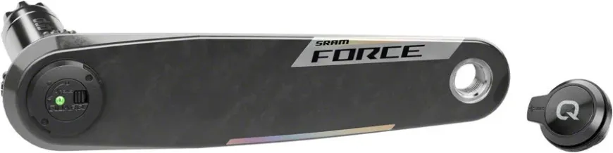 SRAM Force AXS Wide Left Crank Arm Power Meter Spindle Assembly - 172.5mm 12/13-Speed DUB PM Spindle Carbon E1