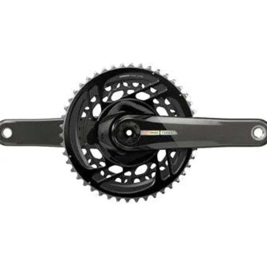 SRAM Force Bicycle Crankset - 175mm, 2x 12-Speed, 46/33t, Direct Mount, DUB Spindle Interface, Iridescent Gray, D2