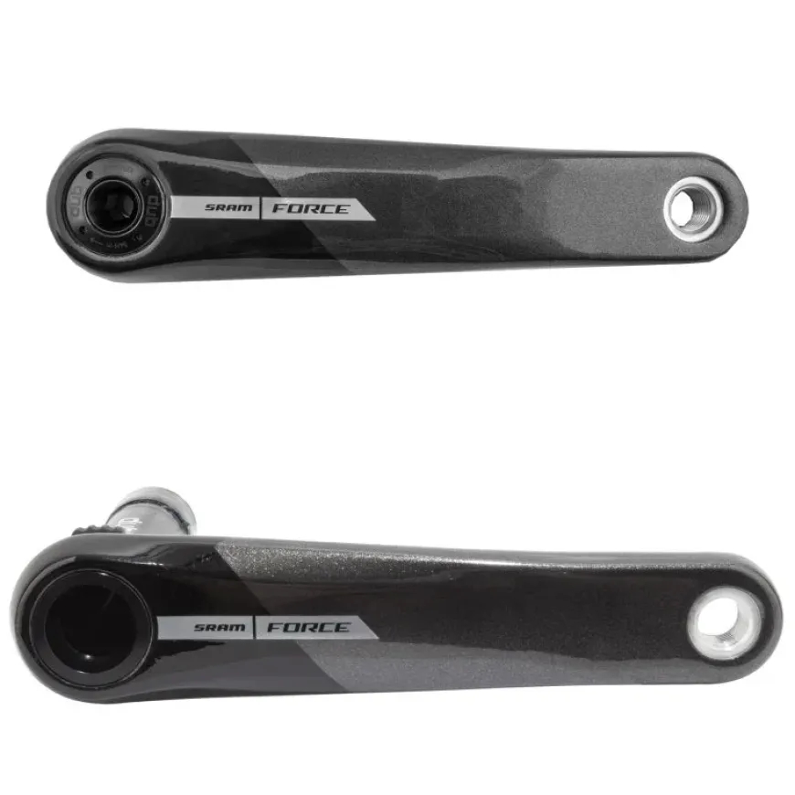 SRAM Force Crank Arm Assembly - 175mm 12-Speed 8-Bolt Direct Mount DUB Spindle Interface Iridescent Gray D2