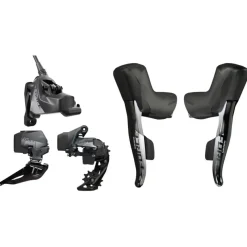 SRAM Force eTap AXS Electronic Road Groupset - 2x12-Speed, HRD Brake/Shift Levers, Flat Mount Disc, Front/Rear Derailleurs, CenterLock