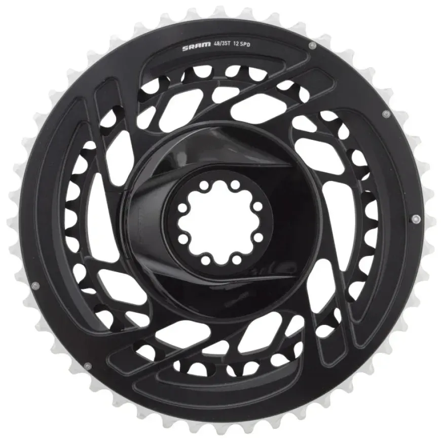 SRAM Force 2x Chainring Kit - 48/35t 2x12-Speed 8-Bolt Direct Mount Black D2