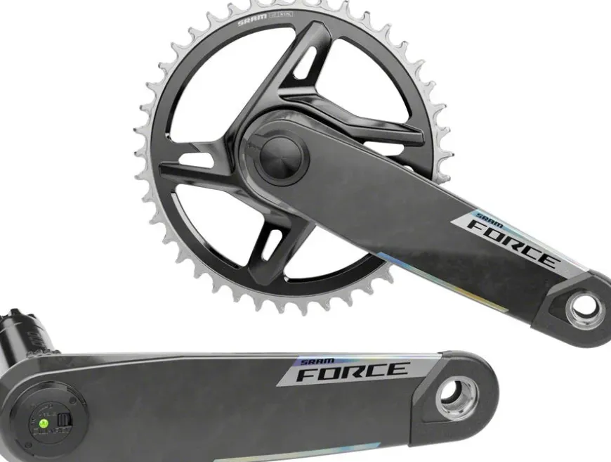 SRAM Force 1x XPLR AXS Power Meter Wide Crankset - 160mm 12/13-Speed 42t 8-Bolt Direct Mount DUB PM Spindle Carbon E1