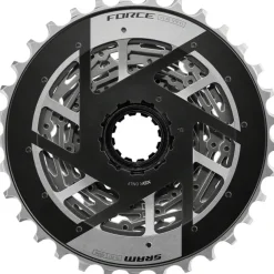 SRAM Force XG-1270 Cassette - 12-Speed 10-33t Silver For XDR Driver Body E1