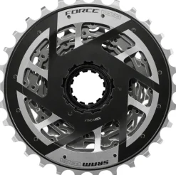 SRAM Force XG-1270 Cassette - 12-Speed 10-30t Silver For XDR Driver Body E1