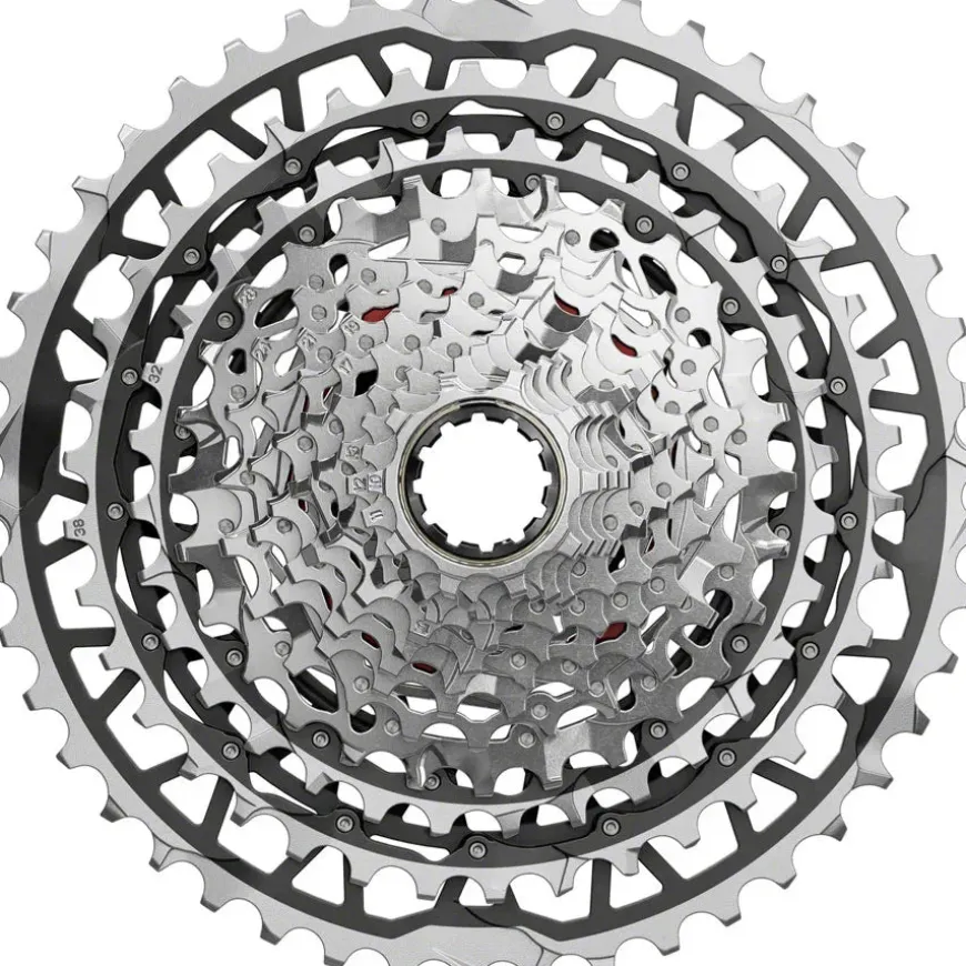 SRAM Force XPLR XG-1371 Cassette - 13-Speed 10-46t For XDR Driver Silver E1