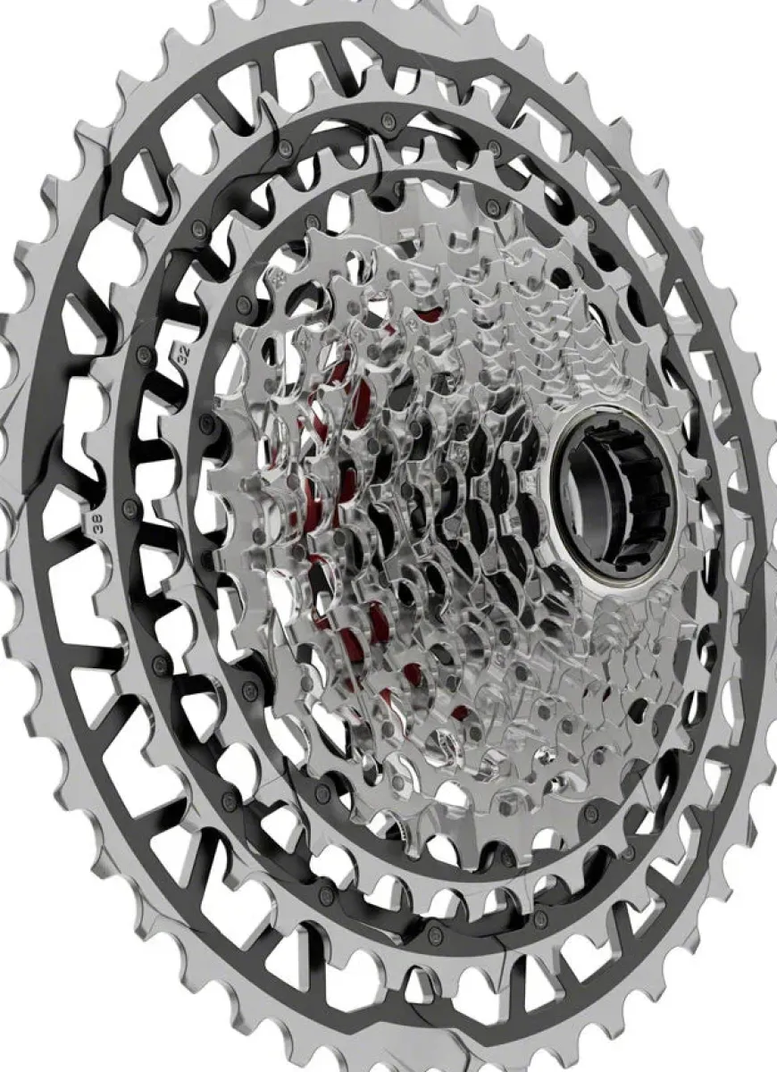 SRAM Force XPLR XG-1371 Cassette - 13-Speed 10-46t For XDR Driver Silver E1