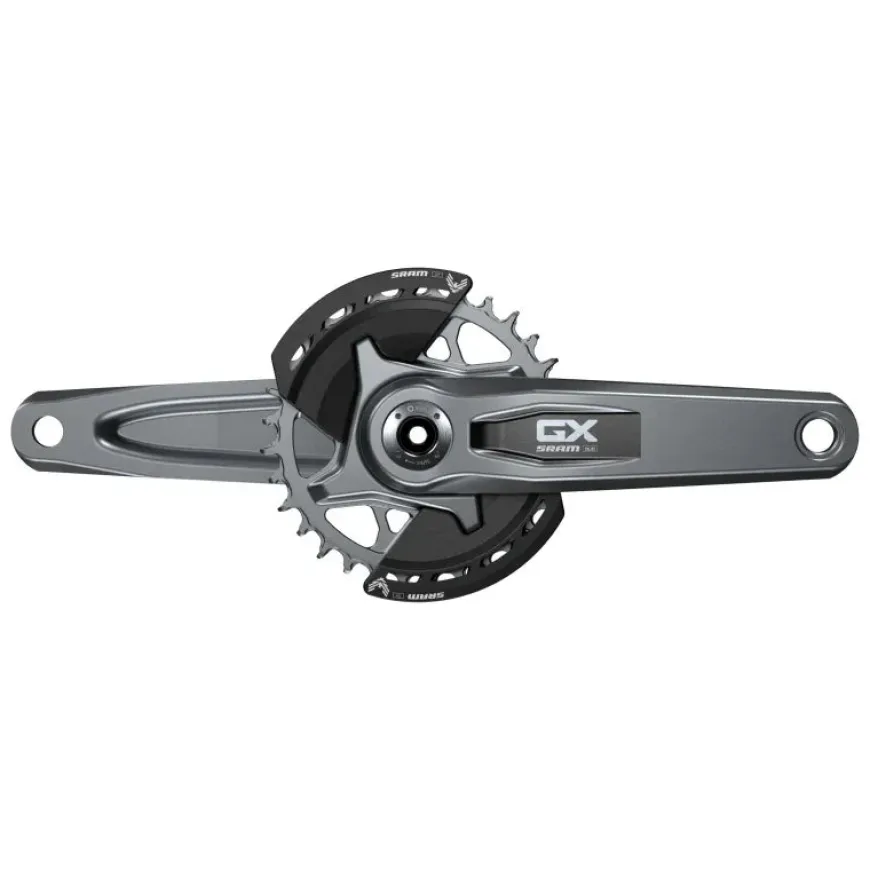 SRAM GX Eagle T-Type Wide Crankset - 175mm 12-Speed 32t Chainring Direct Mount 2-Guards DUB Spindle Interface Dark Polar