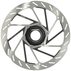 SRAM HS2 Disc Brake Rotor - 180mm Center Lock Rounded Silver/Black