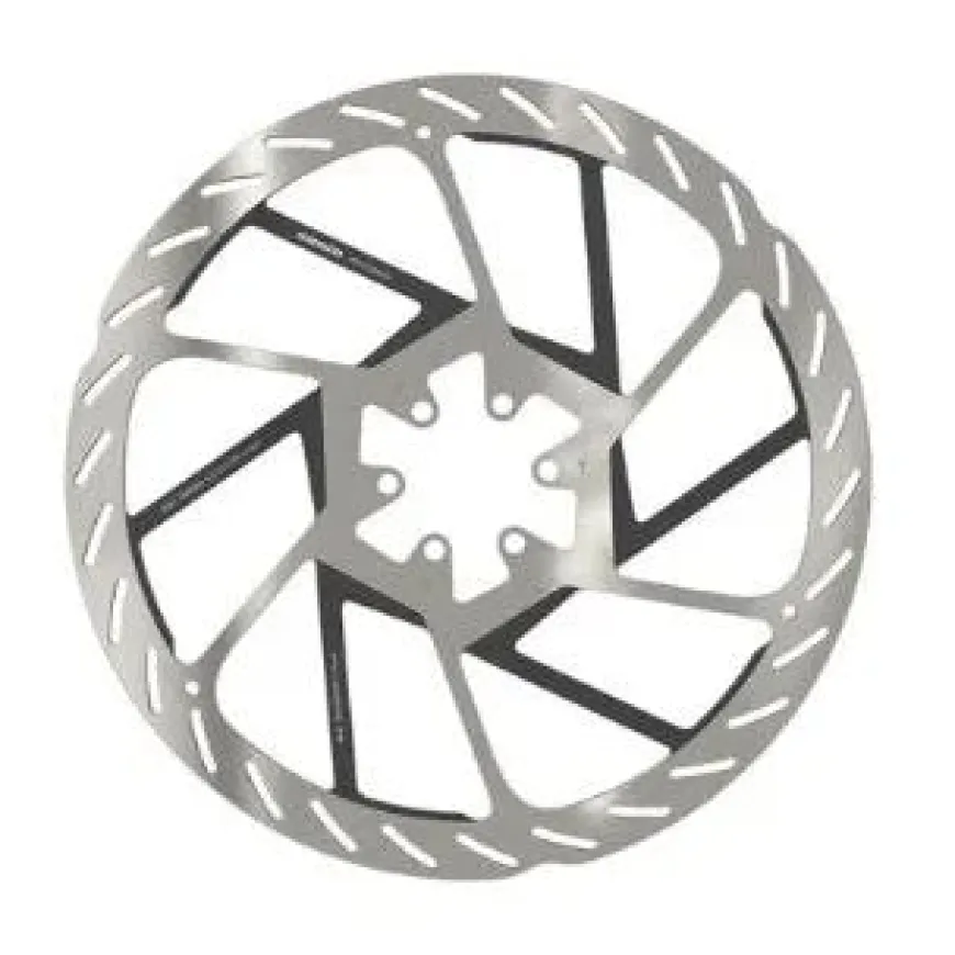 SRAM HS2 Disc Brake Rotor - 200mm, 6-Bolt, Rounded, Silver/Black