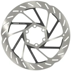 SRAM HS2 Disc Brake Rotor - 160mm 6-Bolt Rounded Silver/Black