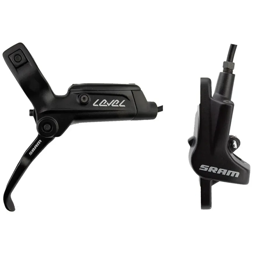 SRAM Level Disc Brake and Lever - Rear Hydraulic Post Mount Black A1