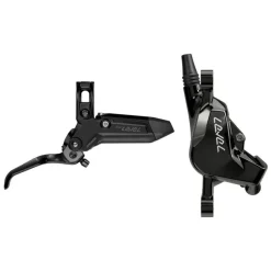 SRAM Level Silver Stealth Disc Brake Lever - Front Post Mount 2-Piston Aluminum Lever SS Hardware BLK C1