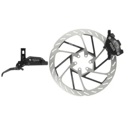 SRAM Maven Silver Disc Brake Lever - Front Post Mount 4-Piston Aluminum Lever SS Hardware BLK A1