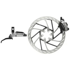 SRAM Maven Ultimate Stealth Disc Brake Lever - Rear Post Mount 4-Piston Aluminum Lever Titanium Hardware BLK/Silver A1