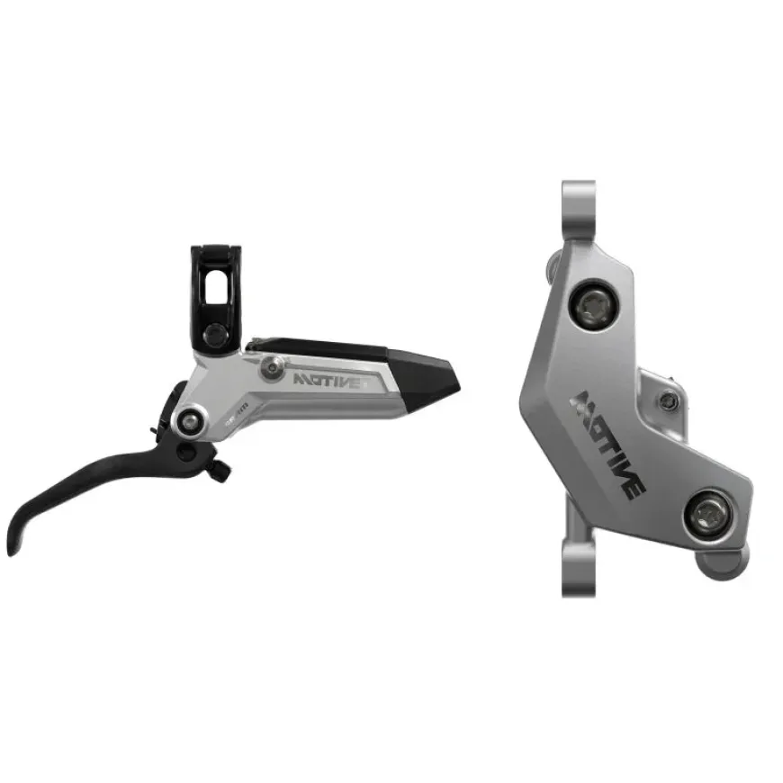 SRAM Motive Ultimate Disc Brake Lever - Front 950mm Hose Post Mount 4-Piston Aluminum Lever Body Carbon Blade BLK/Silver A1