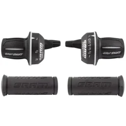 SRAM MRX Comp Shifter Set 7 Speed Rear Microfriction Front Includes Stationary Grips