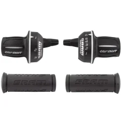 SRAM MRX Comp Shifter Set 6 Speed Rear Microfriction Front Includes Stationary Grips