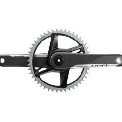 SRAM RED 1 AXS Bicycle Crankset - 175mm, 12-Speed, 46t, 8-Bolt Direct Mount, DUB Spindle Interface, Natural Carbon, D1