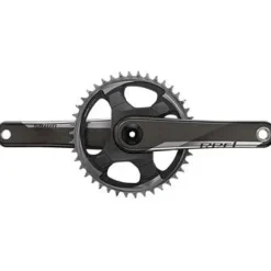 SRAM RED 1 AXS Bicycle Crankset - 172.5mm, 12-Speed, 40t, 8-Bolt Direct Mount, DUB Spindle Interface, Natural Carbon, D1