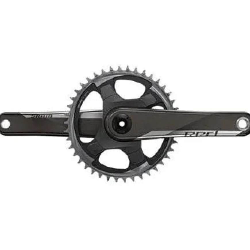 SRAM RED 1 AXS Bicycle Crankset - 172.5mm, 12-Speed, 40t, 8-Bolt Direct Mount, DUB Spindle Interface, Natural Carbon, D1