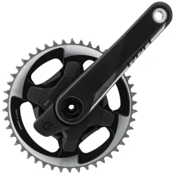 SRAM Red 1 AXS Quarq Power Meter Crankset Speed: 12 Spindle: 28.99mm BCD: Direct Mount 46 DUB 175mm Black Road