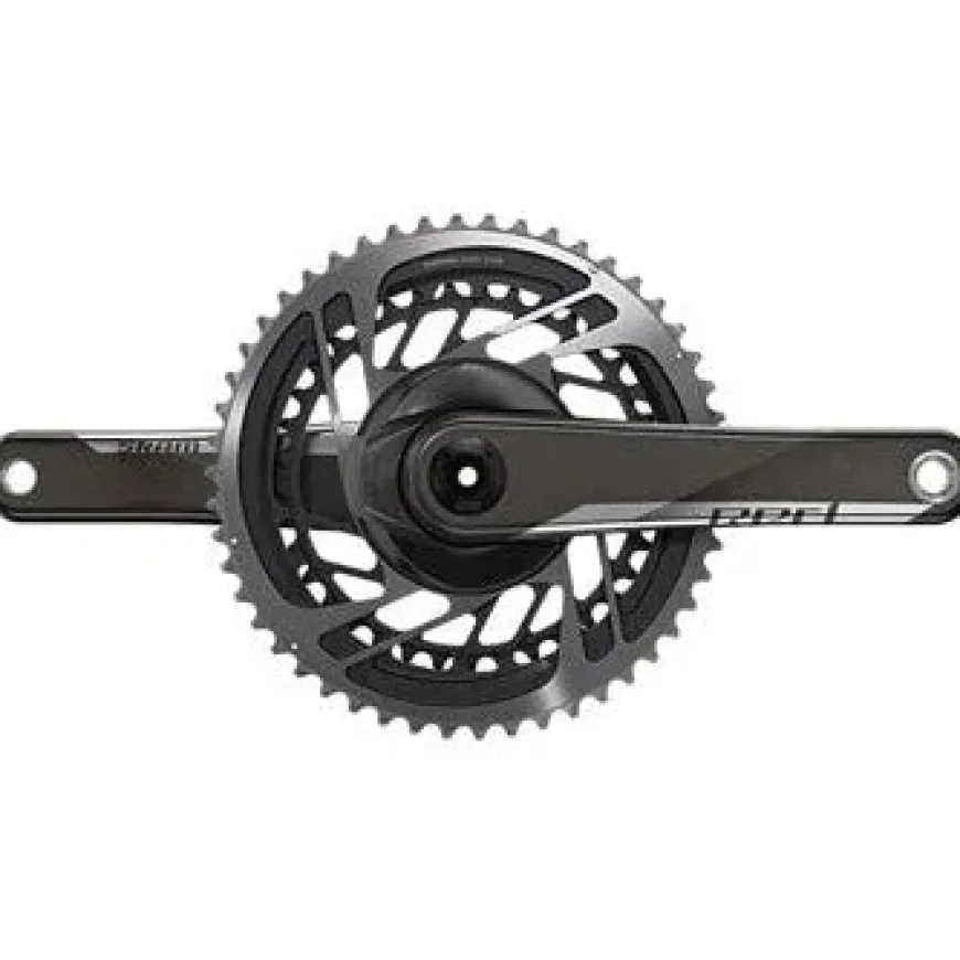 SRAM RED AXS Bicycle Crankset - 172.5mm, 12-Speed, 50/37t, Direct Mount, DUB Spindle Interface, Natural Carbon, D1