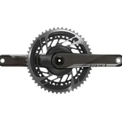 SRAM RED AXS Power Meter Bicycle Crankset - 175mm, 12-Speed, 50/37t, Direct Mount, DUB Spindle Interface, Natural Carbon, D1