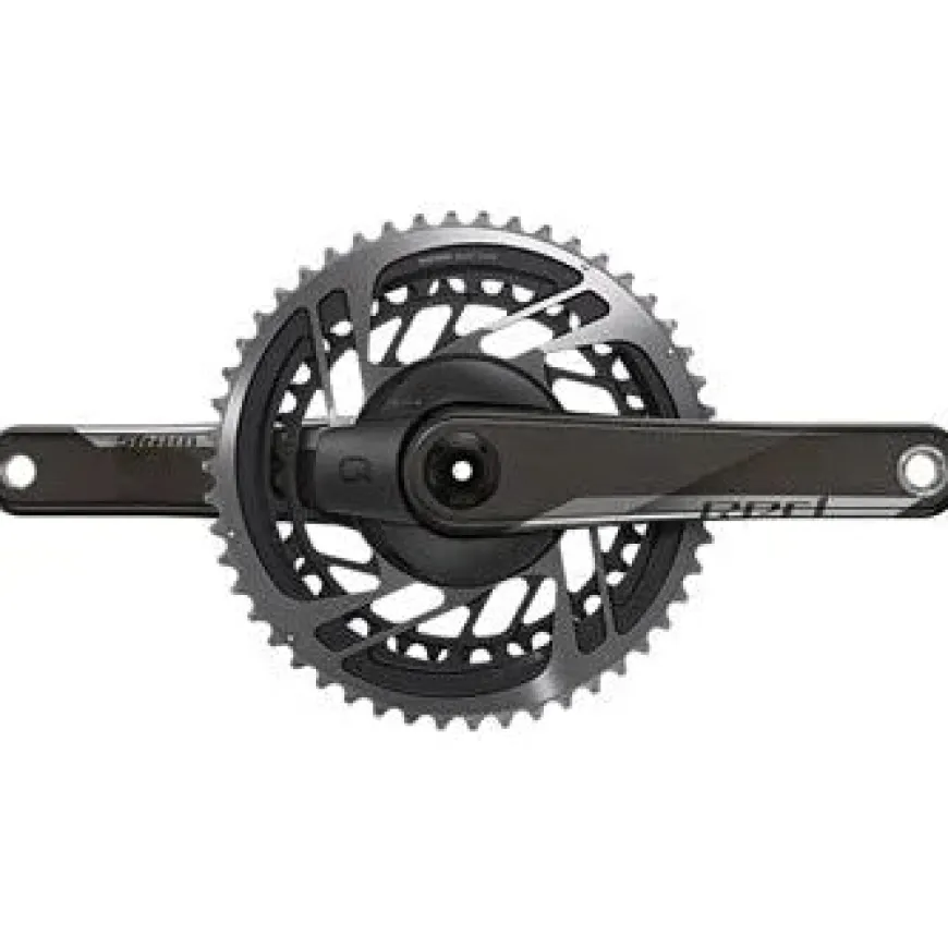 SRAM RED AXS Power Meter Bicycle Crankset - 175mm, 12-Speed, 46/33t, Direct Mount, DUB Spindle Interface, Natural Carbon, D1