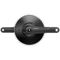 SRAM Red DUB 1x Aero E1 Crankset Speed: 12 Spindle: 28.99mm BCD: Direct Mount 8 Bolt 50 DUB 175mm Black Road