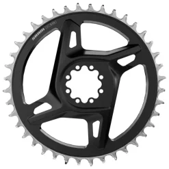 SRAM RED X-Sync Chainring - 40t 12/13-Speed 8-Bolt Direct Mount 6.5mm Offset BLK/Silver E1