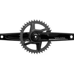 SRAM Rival 1 AXS Wide Bicycle Crankset - 172.5mm, 12-Speed, 40t, 8-Bolt Direct Mount, DUB Spindle Interface, D1