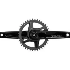 SRAM Rival 1 AXS Wide Power Meter Bicycle Crankset - 175mm, 12-Speed, 40t, 8-Bolt Direct Mount, DUB Spindle Interface, D1