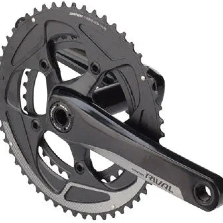 SRAM Rival 22 Bicycle Crankset - 170mm, 11-Speed, 52/36t, 110 BCD, BB30/PF30 Spindle Interface