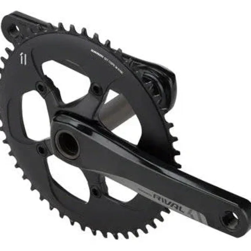 SRAM Rival 1 Crankset - 175mm 10/11-Speed 50t 110 BCD GXP Spindle Interface BLK