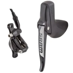 SRAM Rival 1 Disc Brake and Lever - Left/Front Hydraulic Post Mount Black A1