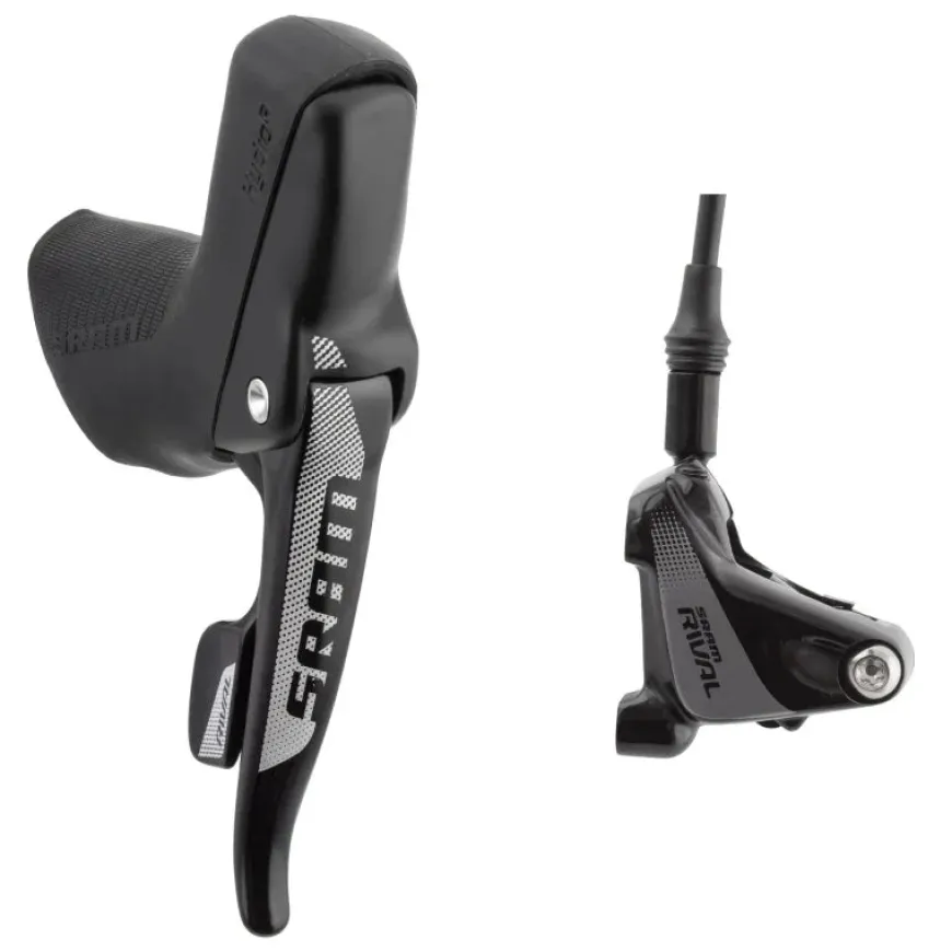 SRAM Rival 22 Flat Mount Hydraulic Disc Brake Rear Shifter 1800mm Hose Rotor Sold Separately