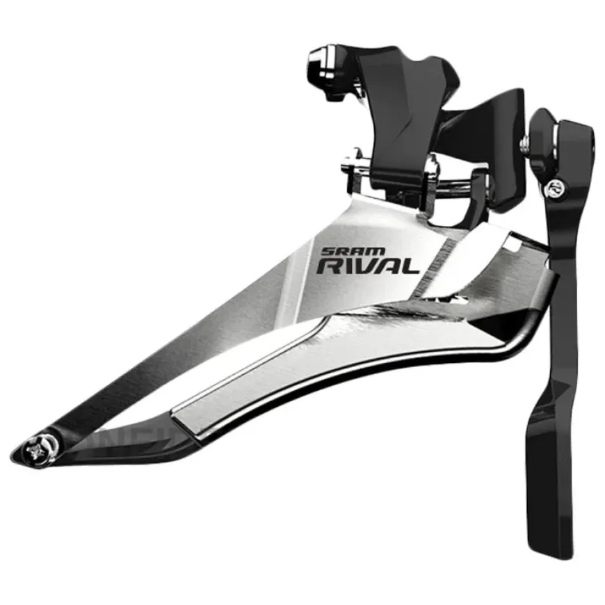 SRAM Rival 22 Front Derailleur - 2x11-Speed Yaw Braze-on Chain Spotter Silver/BLK