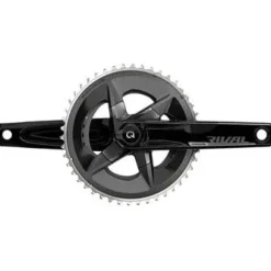 SRAM Rival AXS Bicycle Crankset with Quarq Power Meter - 172.5mm, 12-Speed, 48/35t Yaw, 107 BCD, DUB Spindle Interface, D1