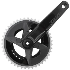 SRAM Rival AXS Wide Crankset - 172.5mm 12-Speed 43/30t 94 BCD DUB Spindle Interface BLK D1