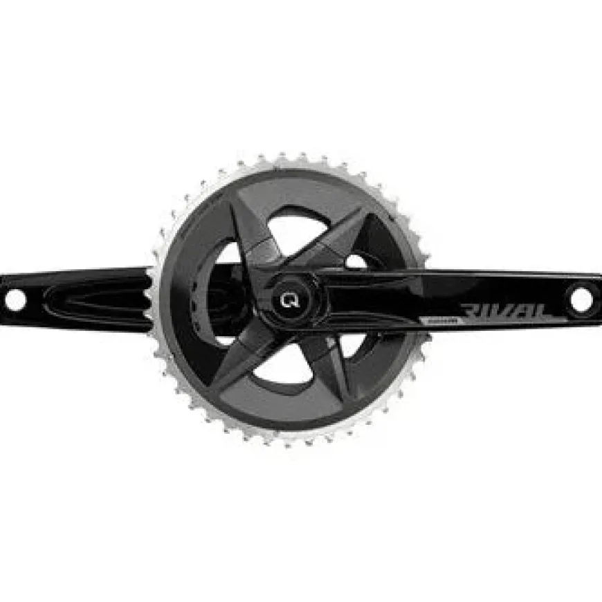 SRAM Rival AXS Wide Power Meter Bicycle Crankset - 175mm, 12-Speed, 43/30t Yaw, 94 BCD, DUB Spindle Interface, D1