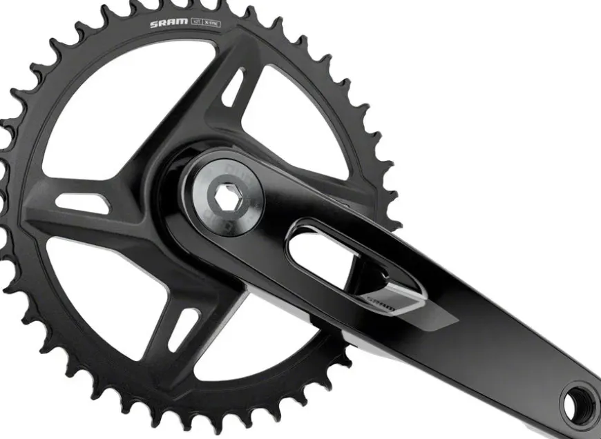 SRAM Rival 1x XPLR Wide Crankset - 160mm 12/13-Speed 42t 8-Bolt Direct Mount DUB Spindle BLK E1